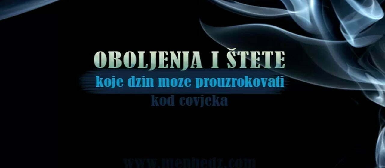 Vrste oboljenja i šteta džina
