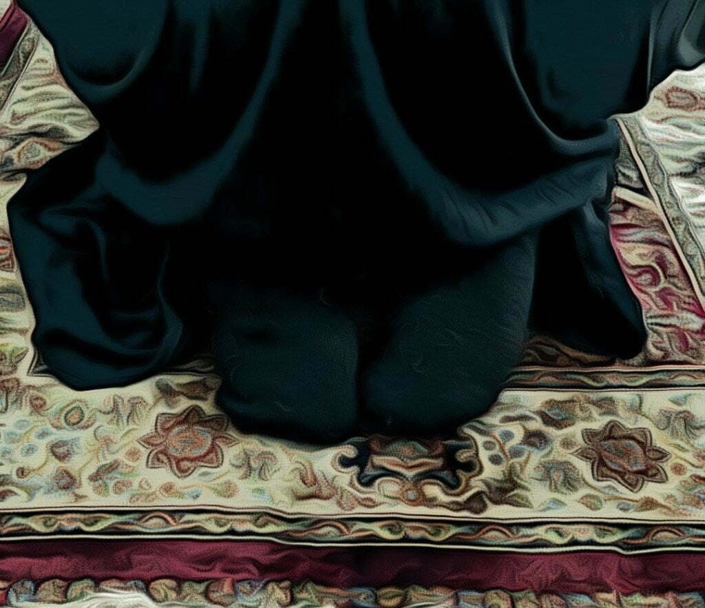 The position of the feet in Sajdah
