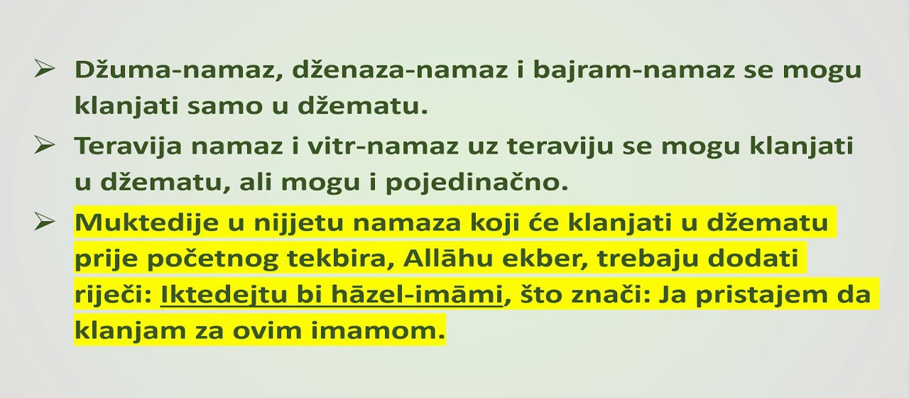 Kako Se Klanja Džuma Namaz